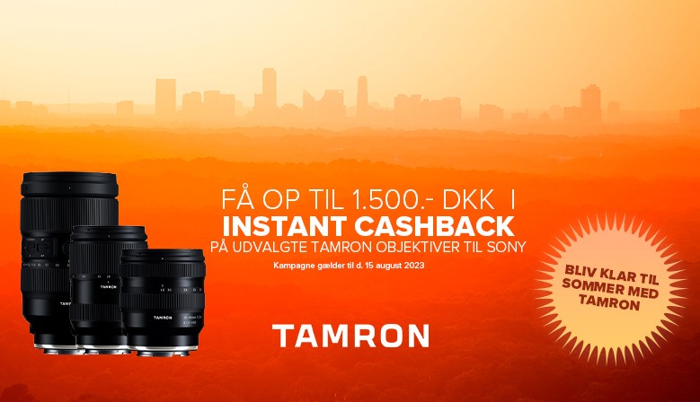 Tamron tilbyder en instant cashback på udvalgte objektiver til Sony 